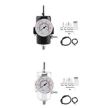 0-140 PSI Universal Car Fuel Pressure Regulator with Gauge Adjustable Oil Pressure Regulator
0-140 PSI Universal Car Fuel Pressure Regulator with Gauge Adjustable Oil Pressure Regulator