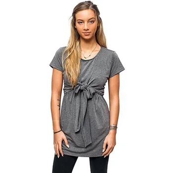 Fashion Bow Maternity T shirt pregnancy Tops Clothes Breastfeeding blend cotton shirt Nursing Summer Tees For Pregnant
Fashion Bow Maternity T shirt pregnancy Tops Clothes Breastfeeding blend cotton shirt Nursing Summer Tees For Pregnant