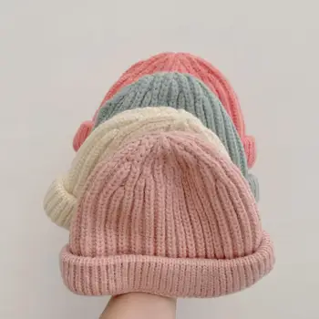 Autumn Winter Kids Boys And Girls Solid Color Knitted Beanie Cap Crochet Baby Hats Bonnet Children's Accessories
Autumn Winter Kids Boys And Girls Solid Color Knitted Beanie Cap Crochet Baby Hats Bonnet Children's Accessories