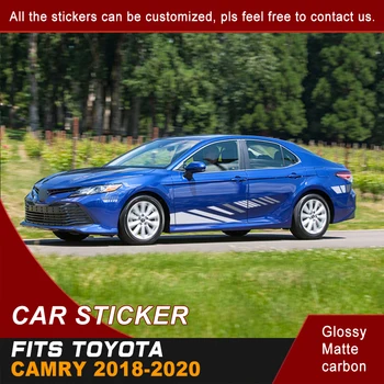 Car Stickers Side Body Irregular Stripe Racing Graphics Vinyl Car Decoration Decals Custom Fit For TOYOTA CAMRY 2018 2019 2020
Car Stickers Side Body Irregular Stripe Racing Graphics Vinyl Car Decoration Decals Custom Fit For TOYOTA CAMRY 2018 2019 2020