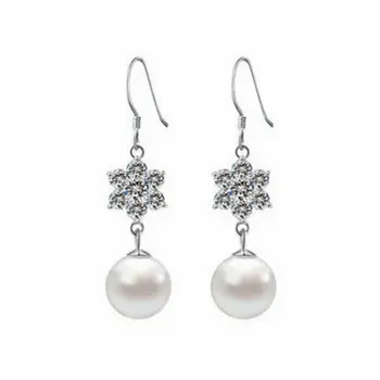 2020 Ice River Real S925 Sterling Silver Women Charm Hook Earrings Small Pearl Beads Earring Party Dangle Jewelry 1 Pair 
2020 Ice River Real S925 Sterling Silver Women Charm Hook Earrings Small Pearl Beads Earring Party Dangle Jewelry 1 Pair