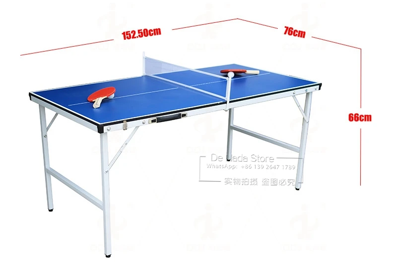 Kids Table Folding Pingpong Table Games Indoor Sports Recreation Room Amusement Equipment Ping Pong Tennis Table
