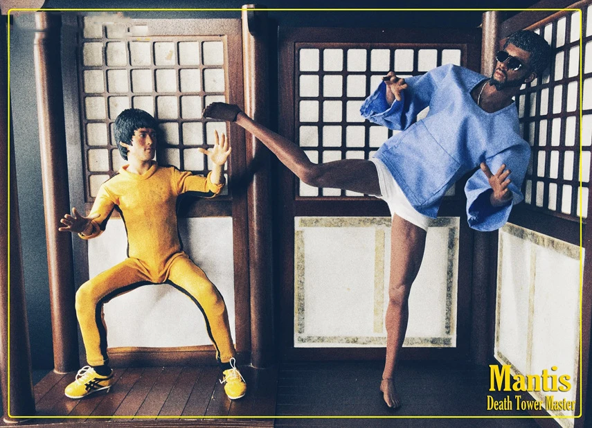1/6 Scale Bruce Lee Death Tower Master "Mantis" Head Carving Model Accessory Pack Set
1/6 Scale Bruce Lee Death Tower Master "Mantis" Head Carving Model Accessory Pack Set