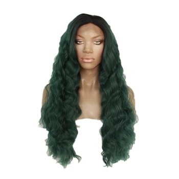 Long Ombre Wig With Dark Roots Water Wave Lace Front Wig For Women Top Quality Synthetic Lace Front Wig With Baby Hair
Long Ombre Wig With Dark Roots Water Wave Lace Front Wig For Women Top Quality Synthetic Lace Front Wig With Baby Hair