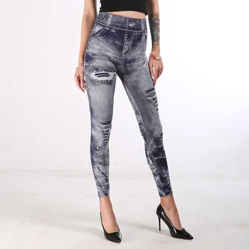2020 NEW Women High Waist Imitation Cowboy Printed Leggings Slim Elastic Pencil Pants Plus Size 3XL Sexy Women Jeans Leggings
2020 NEW Women High Waist Imitation Cowboy Printed Leggings Slim Elastic Pencil Pants Plus Size 3XL Sexy Women Jeans Leggings