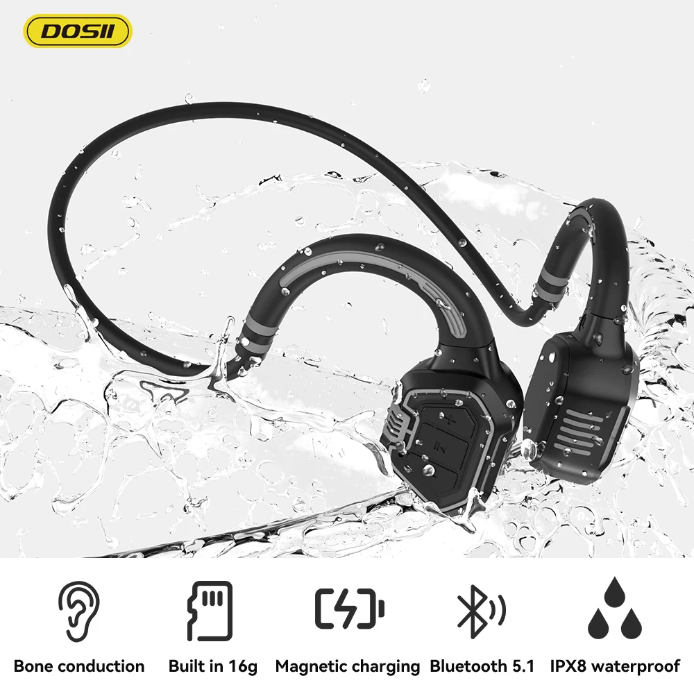 NEW Bone Conduction Earphone IPX8 Waterproof Wireless Headphones Open Ear Sports Outdoor Swimming Headsets For xiaomi Huawei
NEW Bone Conduction Earphone IPX8 Waterproof Wireless Headphones Open Ear Sports Outdoor Swimming Headsets For xiaomi Huawei