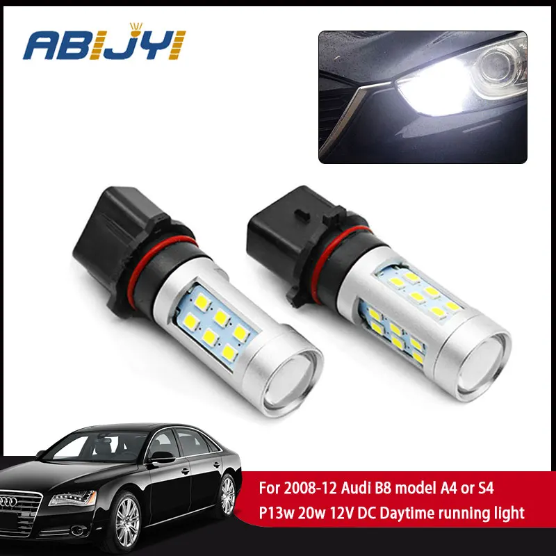 2Pcs P13W Led PSX26W 12V/24V White Car Fog Light Driving Day-time Running Lamp Auto Lamp For Audi A4 S4 Q5 B8
2Pcs P13W Led PSX26W 12V/24V White Car Fog Light Driving Day-time Running Lamp Auto Lamp For Audi A4 S4 Q5 B8