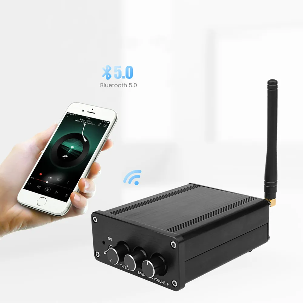 AIYIMA 100 Вт Bluetooth усилитель TPA3116 мощности 2 0 стерео аудио PCM5102 декодер NE5532