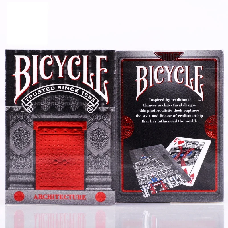 

Bicycle Architecture Playing Cards Poker Size USPCC Collectible Deck Magic Card Games Magic Tricks Props for Magician