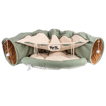 Collapsible Removeable Cat Tunnel Tube Pet Interactive Removable Bed Play Toys for Indoor Cats Rabbit Puppy Green
Collapsible Removeable Cat Tunnel Tube Pet Interactive Removable Bed Play Toys for Indoor Cats Rabbit Puppy Green