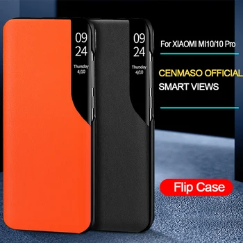Flip Case for Xiaomi Mi 10 Pro Case CENMASO Original Leather Mirror Smart Window High Quality Shockproof Flip Cover
Flip Case for Xiaomi Mi 10 Pro Case CENMASO Original Leather Mirror Smart Window High Quality Shockproof Flip Cover