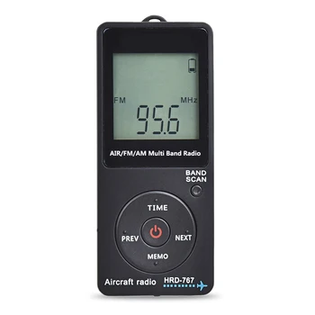 HRD-767 radio multiband portable radio aircraft band receiver XWith LCD display AIR/FM/AM lock button earphone 
HRD-767 radio multiband portable radio aircraft band receiver XWith LCD display AIR/FM/AM lock button earphone