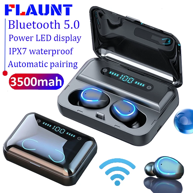 Wireless Earphone Bluetooth Headphone 2021 Newest 9D Surround Sound TWS Stereo Earbuds With 3500mAh LED Case Wireless Headphone
Wireless Earphone Bluetooth Headphone 2021 Newest 9D Surround Sound TWS Stereo Earbuds With 3500mAh LED Case Wireless Headphone
