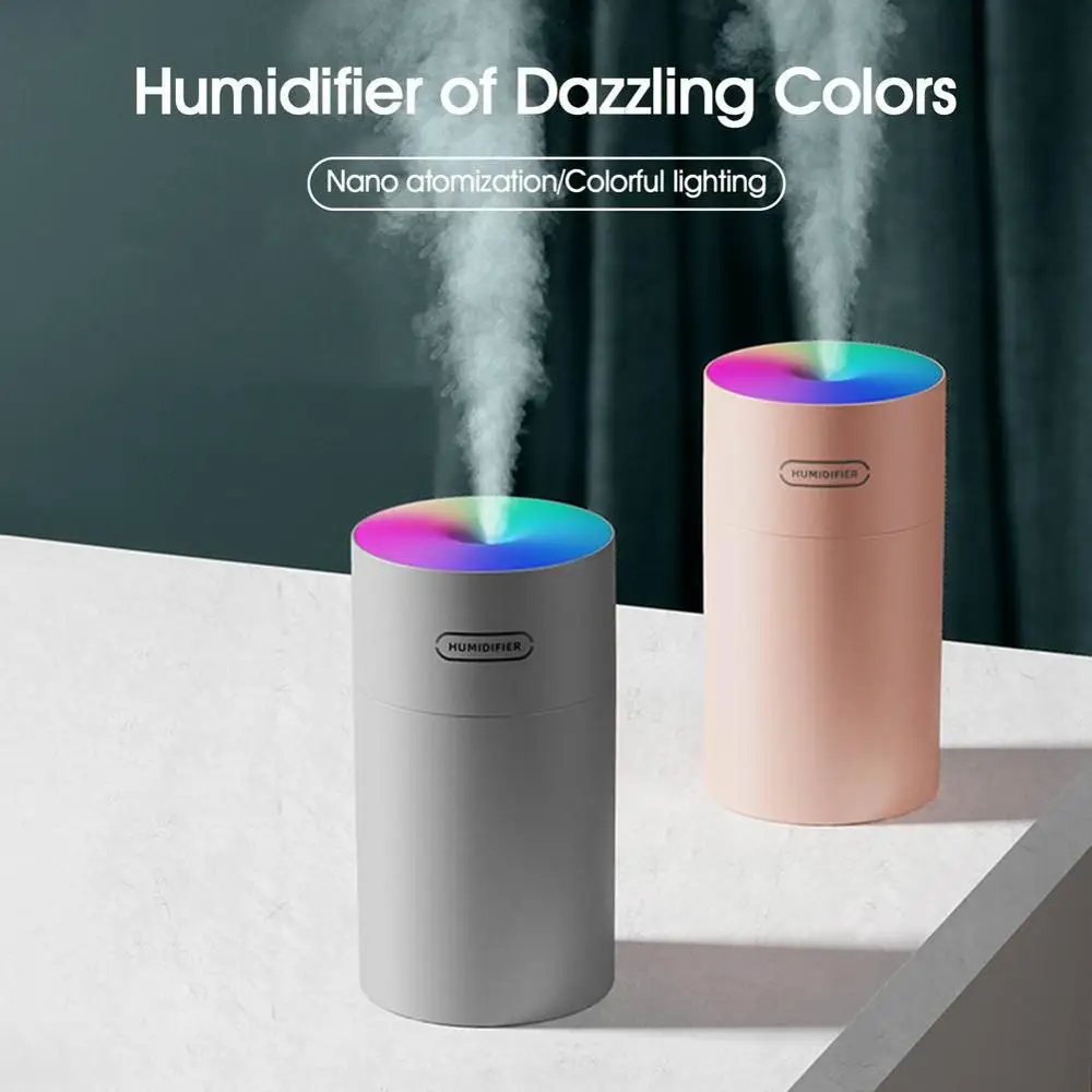 300ml Mini Air Humidifier Low Noise Aroma Essential Oil Diffuser for Home Mist Spray USB Humidifier With LED Lamp Air Purifier
300ml Mini Air Humidifier Low Noise Aroma Essential Oil Diffuser for Home Mist Spray USB Humidifier With LED Lamp Air Purifier