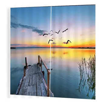 150*166 Curtains For Living Room Bedroom Window Curtains Flying swan Printed Balcony Sun Shading Garden Style
150*166 Curtains For Living Room Bedroom Window Curtains Flying swan Printed Balcony Sun Shading Garden Style