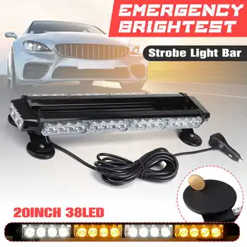 12V 20" LED Car Truck Strobe Light Flashing Emergency Light Bar Vehicle Warning Light Roof Beacon Lamp for Jeep Bus Trailer
12V 20" LED Car Truck Strobe Light Flashing Emergency Light Bar Vehicle Warning Light Roof Beacon Lamp for Jeep Bus Trailer