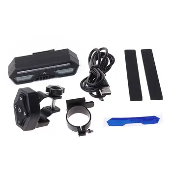 Bike Tail Light with Turn Signals Wireless Remote Control Waterproof Bicycle Taillight USB Rechargeable Ultra Bright
Bike Tail Light with Turn Signals Wireless Remote Control Waterproof Bicycle Taillight USB Rechargeable Ultra Bright