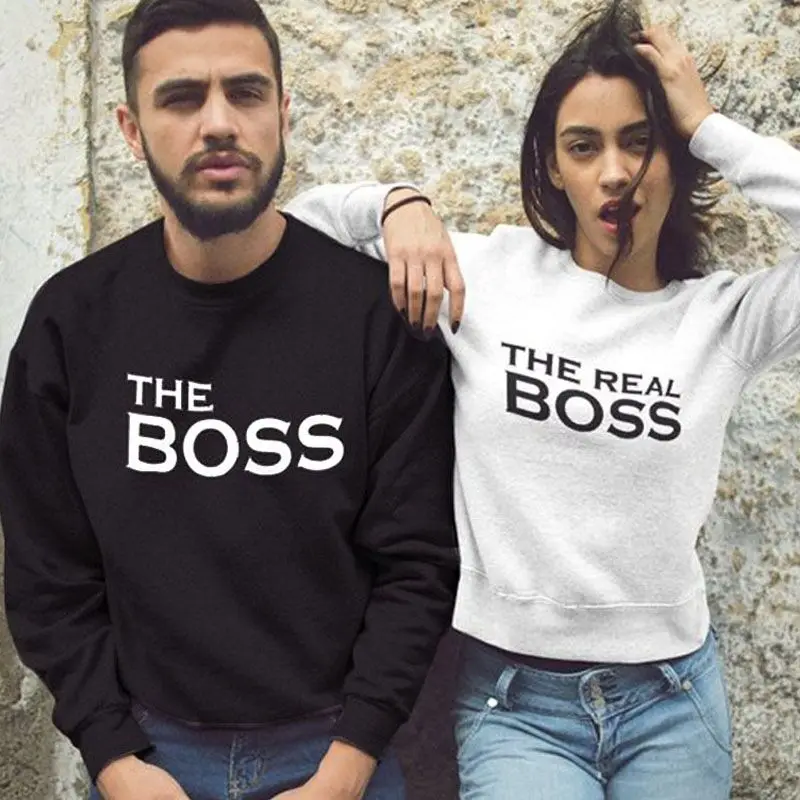 BTFCL The Boss Real Boss Couples Sweatshirts Casual Autumn Winter Unisex Hipster Matching Lovers Sweatershirt Pullovers Hoodies
BTFCL The Boss Real Boss Couples Sweatshirts Casual Autumn Winter Unisex Hipster Matching Lovers Sweatershirt Pullovers Hoodies