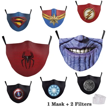 3D Printed Face Hero Reusable Masks Proof Cotton Mask PM2.5 Activated Filter Abric Dust Face Mask Washable Bacteria Flu Mask
3D Printed Face Hero Reusable Masks Proof Cotton Mask PM2.5 Activated Filter Abric Dust Face Mask Washable Bacteria Flu Mask