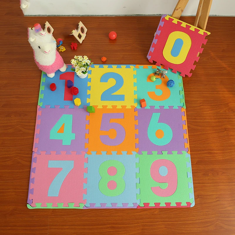 New 0-9/set 30*30cm Carpet Living Room bedroom Children Kids Soft Carpet Magic Patchwork Jigsaw Splice Heads Climbing Baby Mat
New 0-9/set 30*30cm Carpet Living Room bedroom Children Kids Soft Carpet Magic Patchwork Jigsaw Splice Heads Climbing Baby Mat