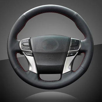 

Auto Braiding On The Steering Wheel Cover for Toyota Reiz Mark X 2009-2015 Car Braid Wheel Covers