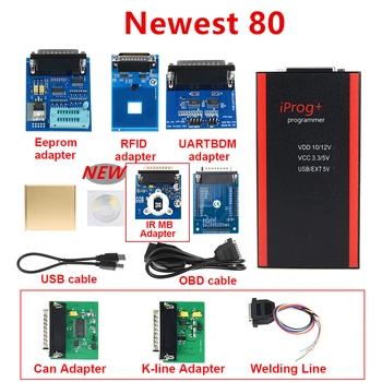 Newest Iprog V80 Key Programmer Support IMMO + Mileage Correction + Airbag Reset Iprog Pro Till 2019 Replace Carprog/Digiprog/Ta
Newest Iprog V80 Key Programmer Support IMMO + Mileage Correction + Airbag Reset Iprog Pro Till 2019 Replace Carprog/Digiprog/Ta