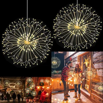 8 Modes Dandelion LED String Lamp Waterproof Dimmable Hanging Starburst Fairy Strip Light Party Home Decoration Remote Control
8 Modes Dandelion LED String Lamp Waterproof Dimmable Hanging Starburst Fairy Strip Light Party Home Decoration Remote Control