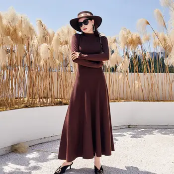 Sweater Dress Women Warm Long Sleeve High Waist Sweater Knitted Dress Female Elegant Casual Slim Long Dress Women Clothes Q2128
Sweater Dress Women Warm Long Sleeve High Waist Sweater Knitted Dress Female Elegant Casual Slim Long Dress Women Clothes Q2128