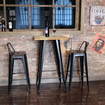 New Industrial Style Wrought Iron Square Table Simple Household Square Bar Table Coffee Shop Table And Chair Kitchen Hige Table
New Industrial Style Wrought Iron Square Table Simple Household Square Bar Table Coffee Shop Table And Chair Kitchen Hige Table