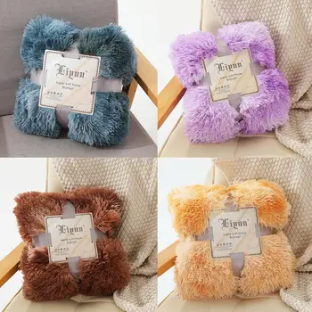Blanket Double Layer Super Soft Fuzzy Fur Rainbow Tie-Dye Printed Cover Blanket Comfortable Fluffy Throw Blankets
Blanket Double Layer Super Soft Fuzzy Fur Rainbow Tie-Dye Printed Cover Blanket Comfortable Fluffy Throw Blankets