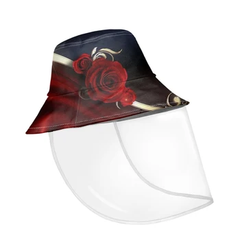 Customized Gothic Rose Fashion 3D Women's Bucket Hat Summer Anti-droplet Visor Shield Cap with Full Mask Foldable Fisherman Cap
Customized Gothic Rose Fashion 3D Women's Bucket Hat Summer Anti-droplet Visor Shield Cap with Full Mask Foldable Fisherman Cap