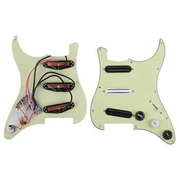 Acrylic Loaded Prewired Pickguard Surfing Triple Rails Pickups Electric Guitar Repair Accessories Parts 
Acrylic Loaded Prewired Pickguard Surfing Triple Rails Pickups Electric Guitar Repair Accessories Parts