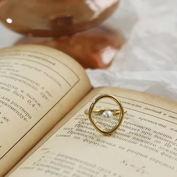 Amaiyllis 14K Gold Minimalist Pearl Open Rings Hollow Geometric Shapes Rings For Mother Girls Summer Jewelry Gift
Amaiyllis 14K Gold Minimalist Pearl Open Rings Hollow Geometric Shapes Rings For Mother Girls Summer Jewelry Gift