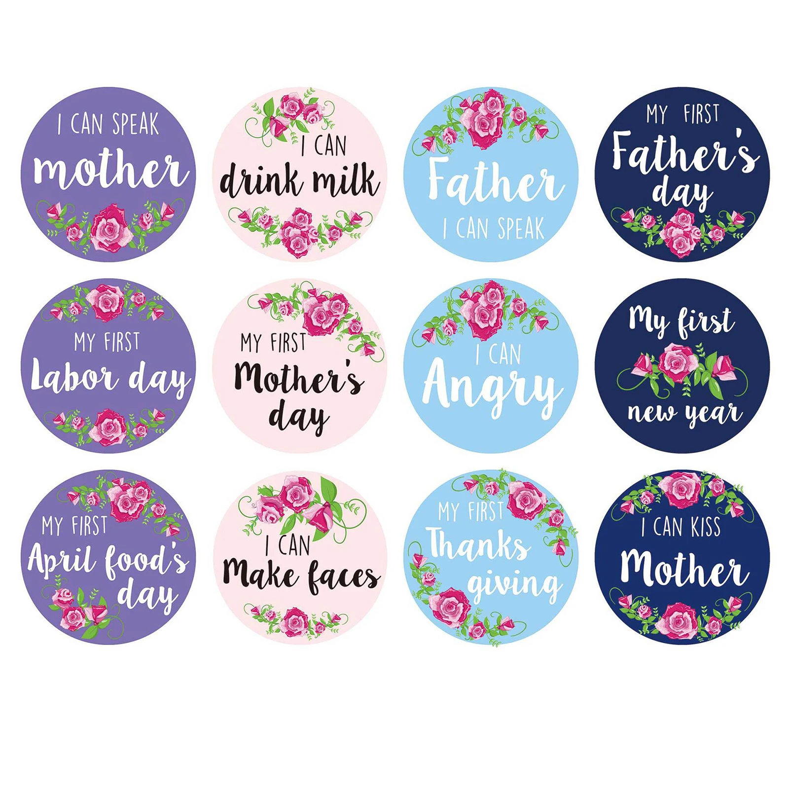 12Pcs Pregnant Newborn Monthly Sticker Memorial Card Baby Self Adhesive Growth Commemorative Card Photo Props Birthday Gifts
12Pcs Pregnant Newborn Monthly Sticker Memorial Card Baby Self Adhesive Growth Commemorative Card Photo Props Birthday Gifts