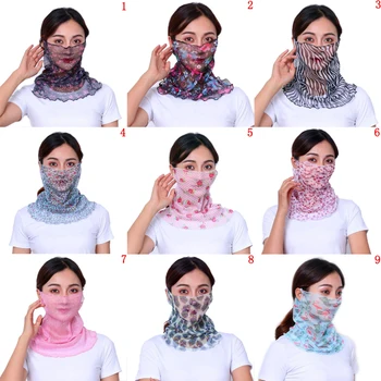 Summer Sun Protection Facemask Women's Scarf Chiffon Outdoor Driving Cycling Masks Sunshade Neck Sunscreen Mask Silk Mascarillas
Summer Sun Protection Facemask Women's Scarf Chiffon Outdoor Driving Cycling Masks Sunshade Neck Sunscreen Mask Silk Mascarillas
