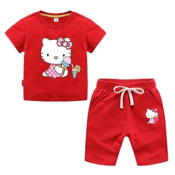 Hello Kitty Baby Kids Girls Clothes Sets Summer Casual Cotton T-shirt + Shorts Pants 2PCS Toddler Children Clothing Suit Outfits
Hello Kitty Baby Kids Girls Clothes Sets Summer Casual Cotton T-shirt + Shorts Pants 2PCS Toddler Children Clothing Suit Outfits