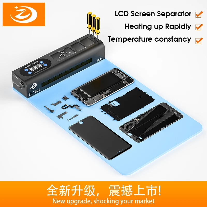 LCD Screen Open Separate Machine With LED Dust Detection Lamp Repair Tool Separator for Iphone Samsung Mobile Phone Ipad Tablet
LCD Screen Open Separate Machine With LED Dust Detection Lamp Repair Tool Separator for Iphone Samsung Mobile Phone Ipad Tablet