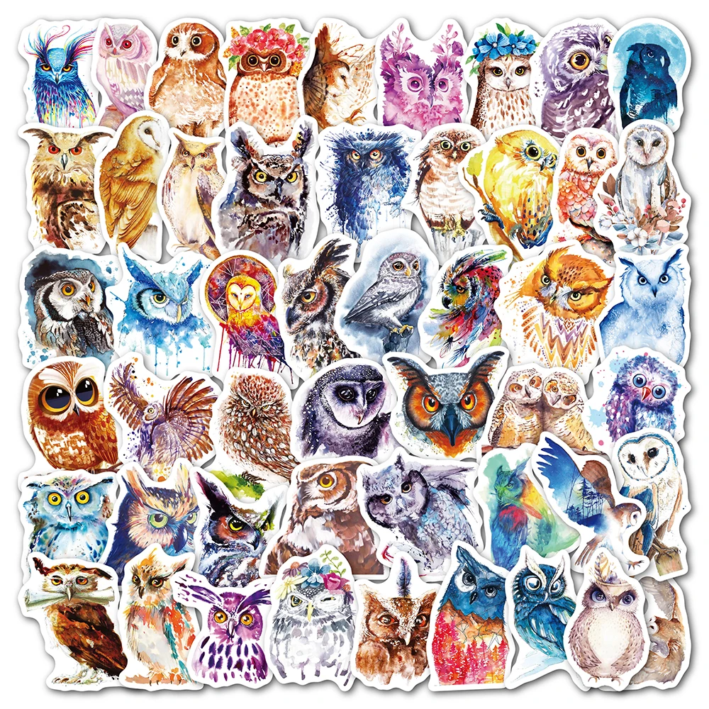 10/30/50PCS Cute Watercolor Owl Cartoon Stickers DIY Skateboard Car Laptop Motorcycle Phone Bike Guitar Cool Sticker Kid Sticker
10/30/50PCS Cute Watercolor Owl Cartoon Stickers DIY Skateboard Car Laptop Motorcycle Phone Bike Guitar Cool Sticker Kid Sticker