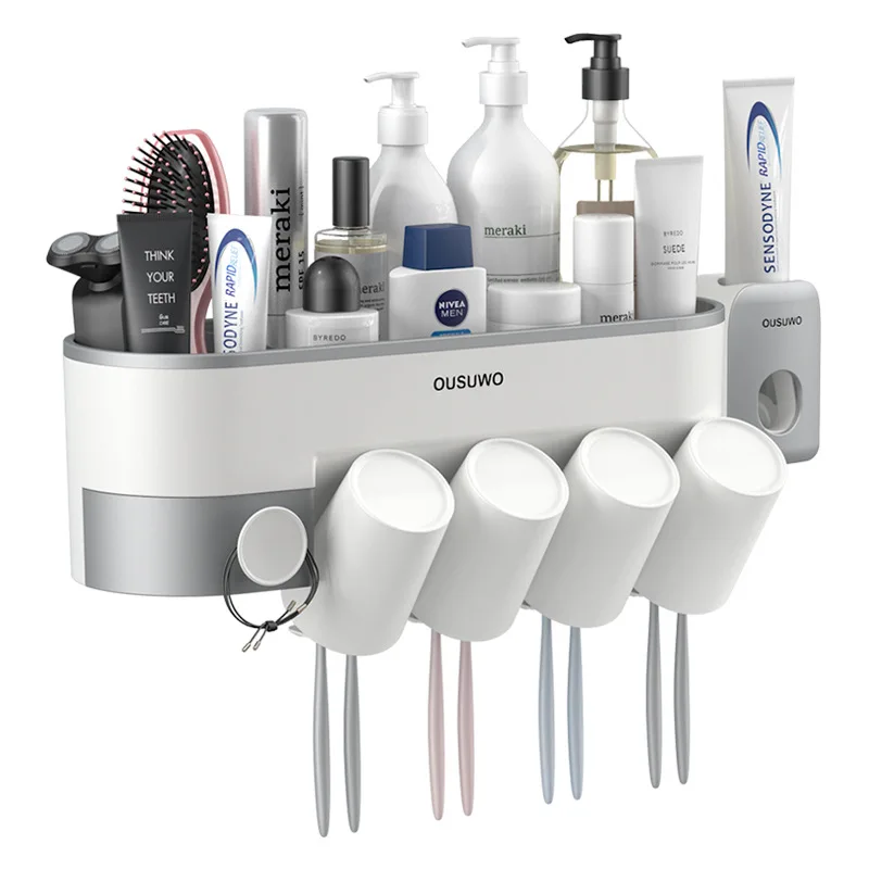 Bathroom Accessories Set Electric Toothbrush Holder Automatic Toothbrush Toothpaste Squeezer Toothpaste Dispenser Wall Mounted
Bathroom Accessories Set Electric Toothbrush Holder Automatic Toothbrush Toothpaste Squeezer Toothpaste Dispenser Wall Mounted
