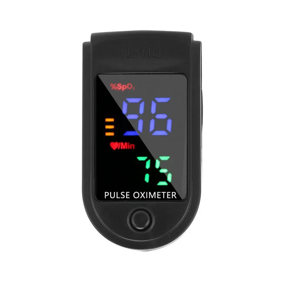 OLED Digital Screen Fingertip Oximeter Highlight Display Blood Oxygen Health Care Sleeping Monitoring With Strap Lanyar | Инструменты