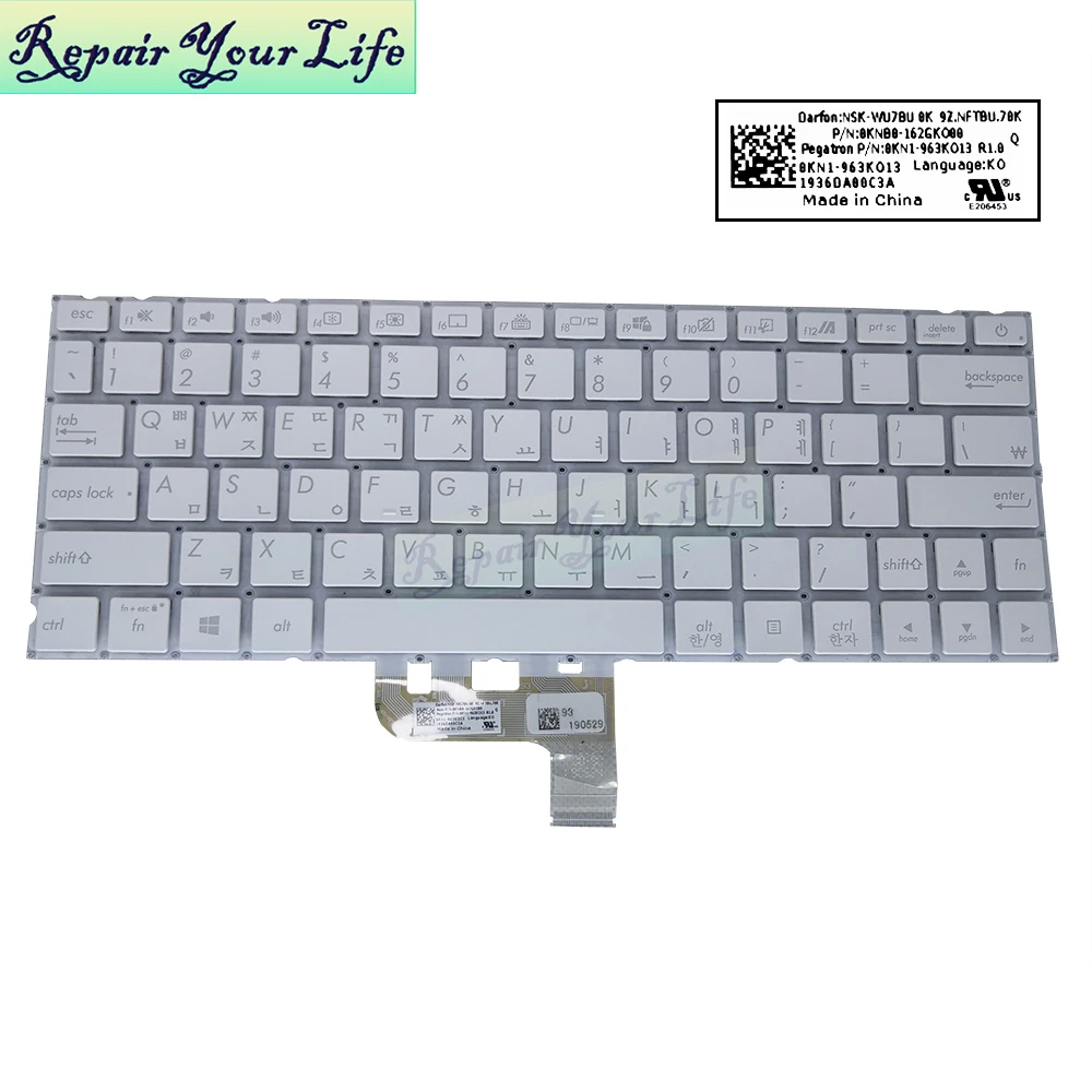 Клавиатура KR SW BG с подсветкой для ASUS ZenBook 13 UX334 FL UX334FA UX334FLC, сменные клавиатуры, болгарская, Корейская, швейцарская
Клавиатура KR SW BG с подсветкой для ASUS ZenBook 13 UX334 FL UX334FA UX334FLC, сменные клавиатуры, болгарская, Корейская, швейцарская