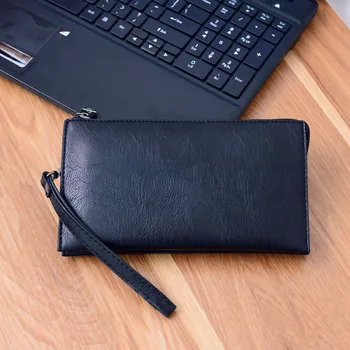 Men's wallet business casual multi-function large capacity zipper wallet quality PU card package
Men's wallet business casual multi-function large capacity zipper wallet quality PU card package
