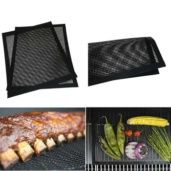 BBQ Grill Mesh Mat Non-Stick Teflon Cooking Reusable Teflon Sheet Resistant Liner Fish Meat Tools
BBQ Grill Mesh Mat Non-Stick Teflon Cooking Reusable Teflon Sheet Resistant Liner Fish Meat Tools