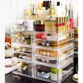 Dustproof Acrylic Jewelry Earrings Display Stand Rack Cosmetic Storage Box Drawer Necklace Bracelet Organizer Case 4 Layers
Dustproof Acrylic Jewelry Earrings Display Stand Rack Cosmetic Storage Box Drawer Necklace Bracelet Organizer Case 4 Layers
