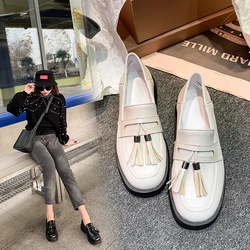 Large Size 2020 Spring New Style WOMEN'S Shoes Comfortable Low-Cut Semi-high Heeled Flat Tassels WOMEN'S Shoes T4149
Large Size 2020 Spring New Style WOMEN'S Shoes Comfortable Low-Cut Semi-high Heeled Flat Tassels WOMEN'S Shoes T4149