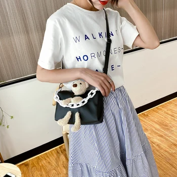 Women Casual Messenger Handbag Classic Texture Creative Design Chic Leather Travel Bear Cute Shoulder Crossbody Pouch
Women Casual Messenger Handbag Classic Texture Creative Design Chic Leather Travel Bear Cute Shoulder Crossbody Pouch