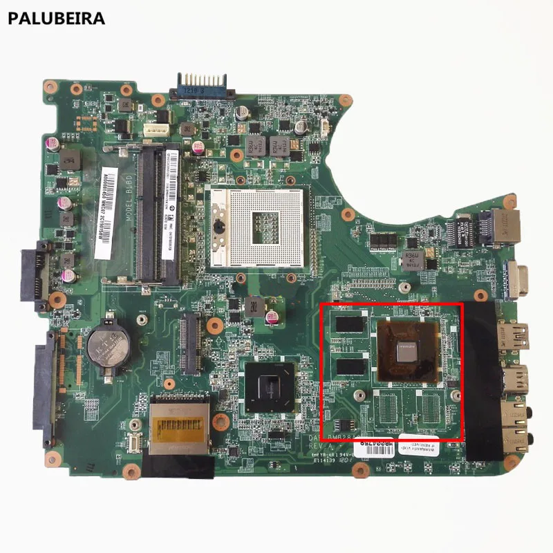 PALUBEIRA mainboard A000081450 DABLBMB28A0 REV A For toshiba L750 L755 laptop motherboard HM65 WITH 4 VGA Chip DDR3 | Компьютеры и
