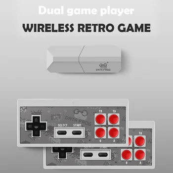 Wireless USB Mini Video TV Game Console Build in 600 Classic Games 8 Bit Game Stick Wireless Controller AV Output Dual Players
Wireless USB Mini Video TV Game Console Build in 600 Classic Games 8 Bit Game Stick Wireless Controller AV Output Dual Players