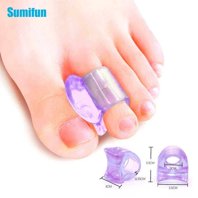 2pcs Silicone Purple Toe Separator Hallux Bone Corrector Straightener Thumb Corrector Spreader Overlapping Orthotics Pedicure
2pcs Silicone Purple Toe Separator Hallux Bone Corrector Straightener Thumb Corrector Spreader Overlapping Orthotics Pedicure