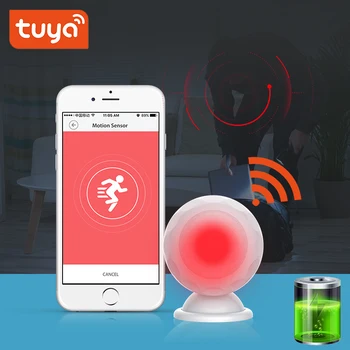 Tuya WiFi PIR Motion Sensor Detector New Magnetic Mount Tuya Smart Battery APP Push Alarm Notifications Smart Life Automation
Tuya WiFi PIR Motion Sensor Detector New Magnetic Mount Tuya Smart Battery APP Push Alarm Notifications Smart Life Automation